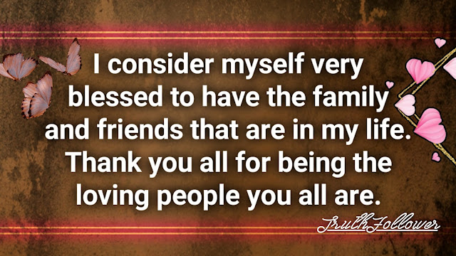 Thank u all for being the loving people 