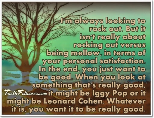 I'm always looking to rock out